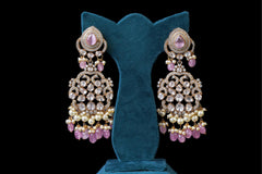 Blush Pink Kundan Bridal Choker Set