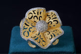 Diamond Bloom Statement Ring