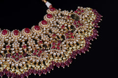 Royal Ruby Kundan Bridal Choker Set