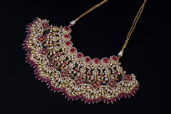 Royal Ruby Kundan Bridal Choker Set
