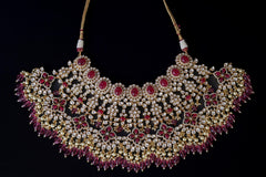 Royal Ruby Kundan Bridal Choker Set