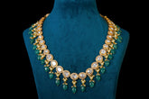 Emerald Drop Kundan Necklace