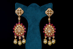 Ruby & Pearl Kundan Bridal Choker Set