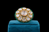 Round Kundan Stone Ring