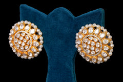 Kundan Round Earring