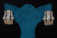 Radiant Silver Diamonds Earrings