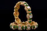Enamel Polki Diamond Designer Bracelet