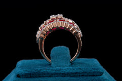 Royal Ruby & Diamond Statement Ring
