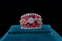 Royal Ruby & Diamond Statement Ring