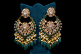 Royal Polki Chandbali Earrings