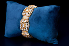 Classic Polki Diamond Statement Bracelet