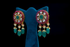 Panna Ruby Radiance Necklace Set