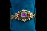 Royal Ruby Emerald Polki Bracelet