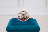 Butterfly Kundan Pearl Statement Ring