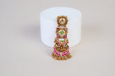 Heritage Temple Statement Ring with Ruby & Kundan Detailing
