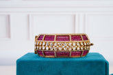 Royal Ruby Kundan Statement Kada