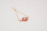 Elegant Pink Stone Adjustable Bracelet