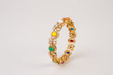 Royal Navratna Kundan Bangle Bracelet