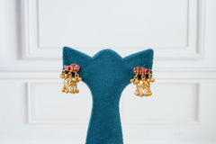 Antique Kundan Pendant Necklace Set