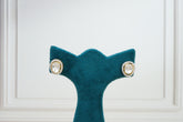 Classic Silver Polki Solitaire Studs