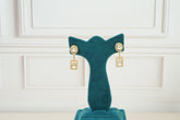 Elegant Diamond Drop Earrings