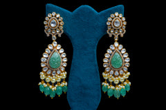 Kundan Choker with Emerald Drops