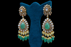 Kundan Choker with Emerald Drops