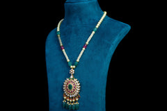 Panna Ruby Radiance Necklace Set