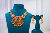 Royal Floral Kundan Statement Necklace Set
