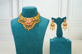 Ruby Kundan Heritage Choker Set