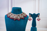Royal Ruby Kundan Choker Set