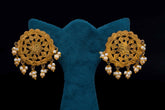 Traditional Gold Filigree Drop Earrings