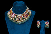 Celestial Navratna Polki Set