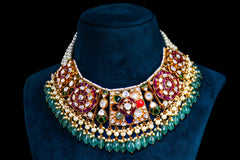 Celestial Navratna Polki Set