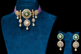Blush Emerald Polki Set