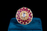 Royal Ruby Polki Statement Ring