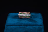 Emerald Bar Diamond Designer Ring