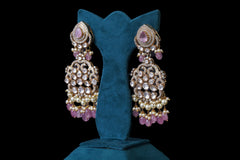 Blush Pink Kundan Bridal Choker Set