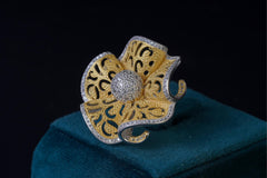 Diamond Bloom Statement Ring