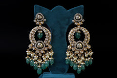 Kundan Chandbali Earrings