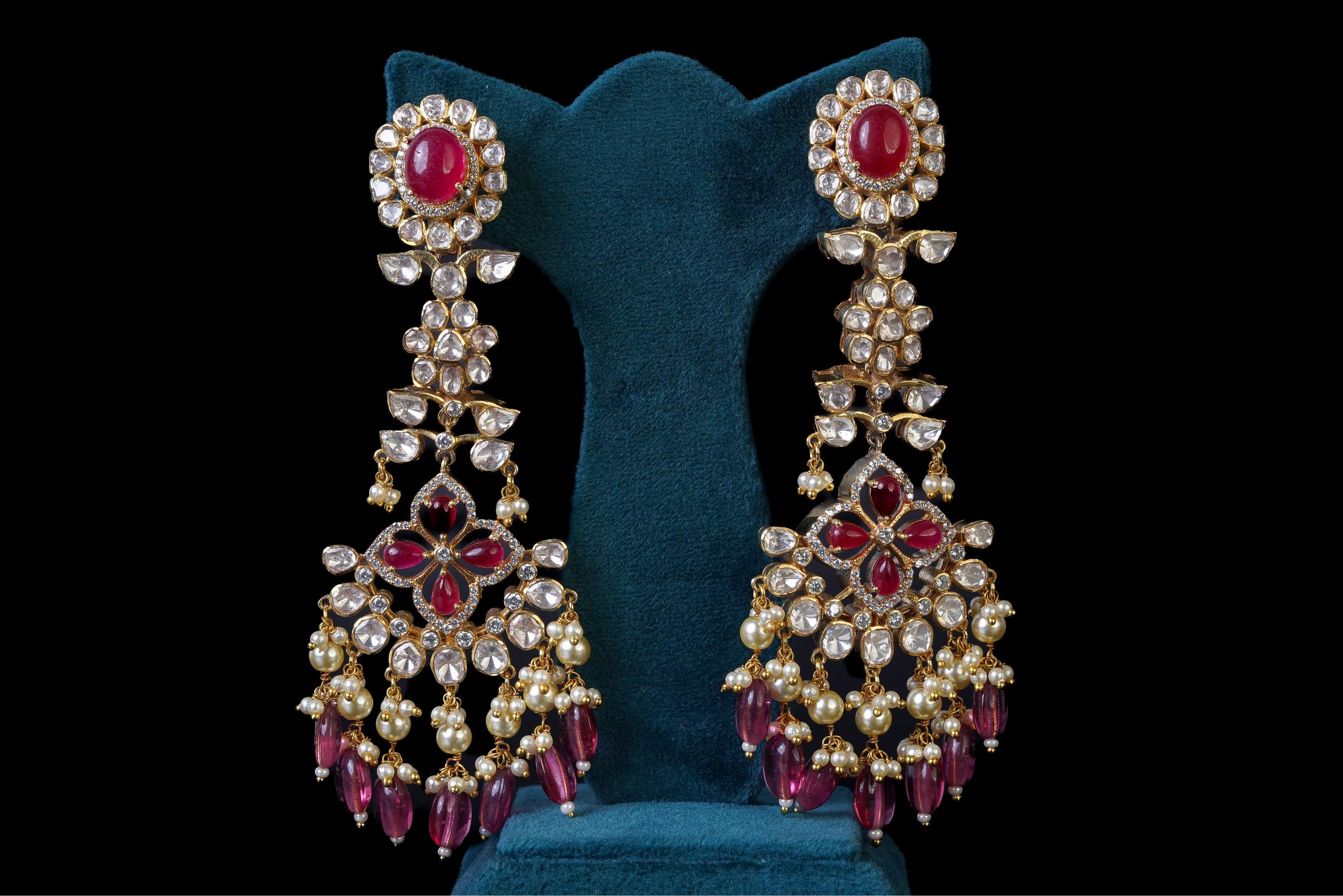 Royal Ruby Kundan Bridal Choker Set