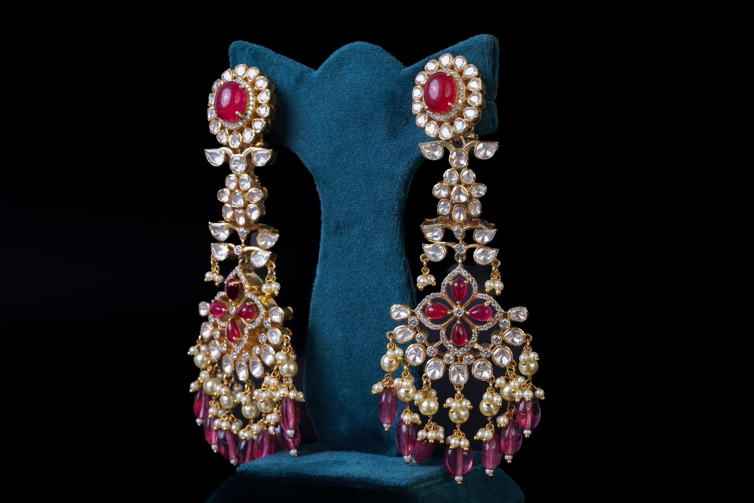 Royal Ruby Kundan Bridal Choker Set