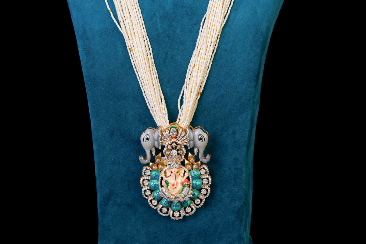 Silver Ganpati Pendant