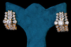 Radiant Silver Diamonds Earrings