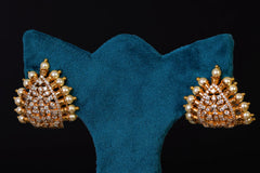 Luxe Silver and Pearl Drop Earrings