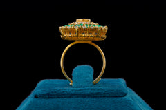 Sunburst Kundan Statement Ring