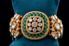 Polki Diamond Statement Bracelet