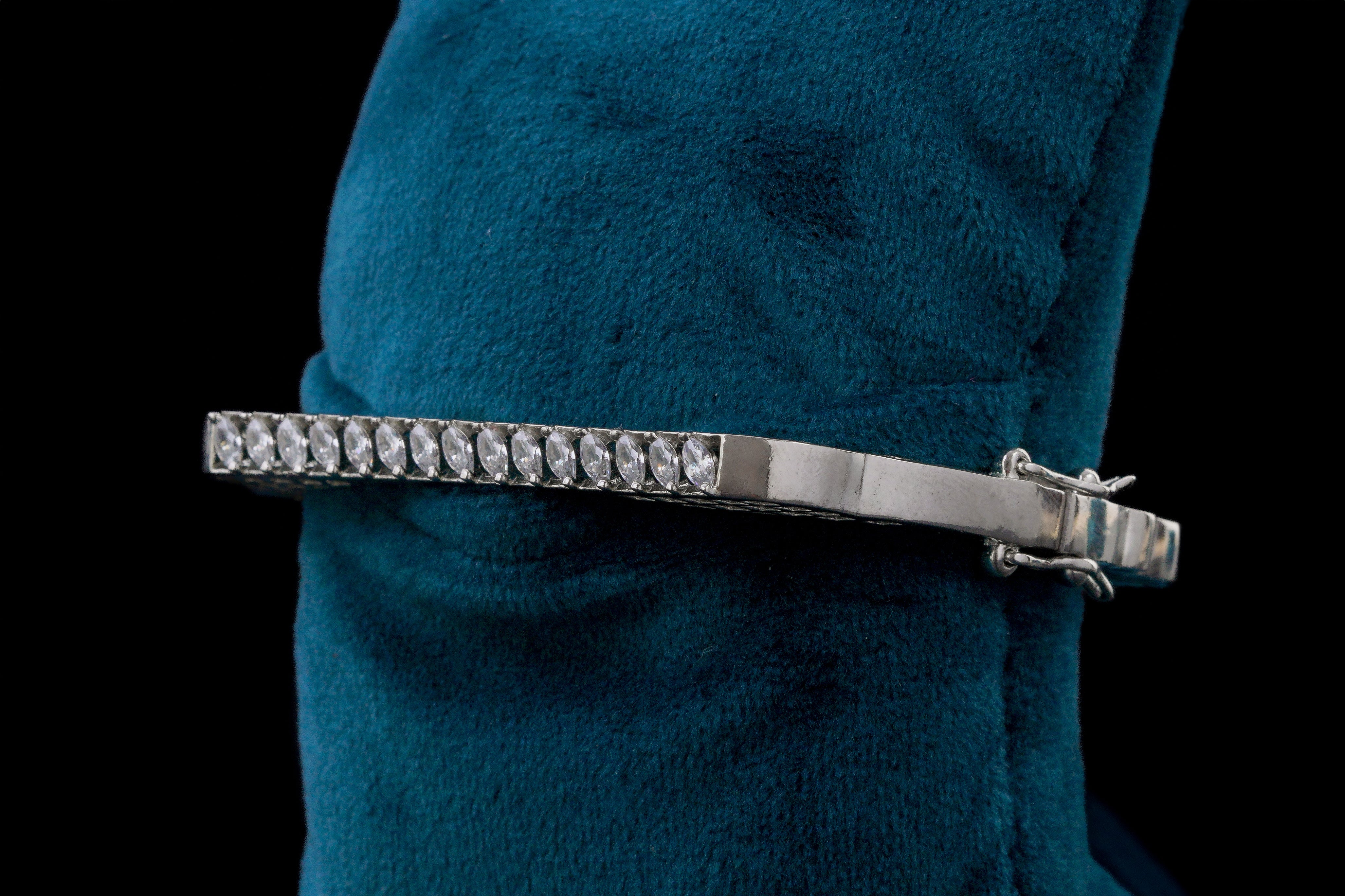 Elegant Diamond Line Bracelet