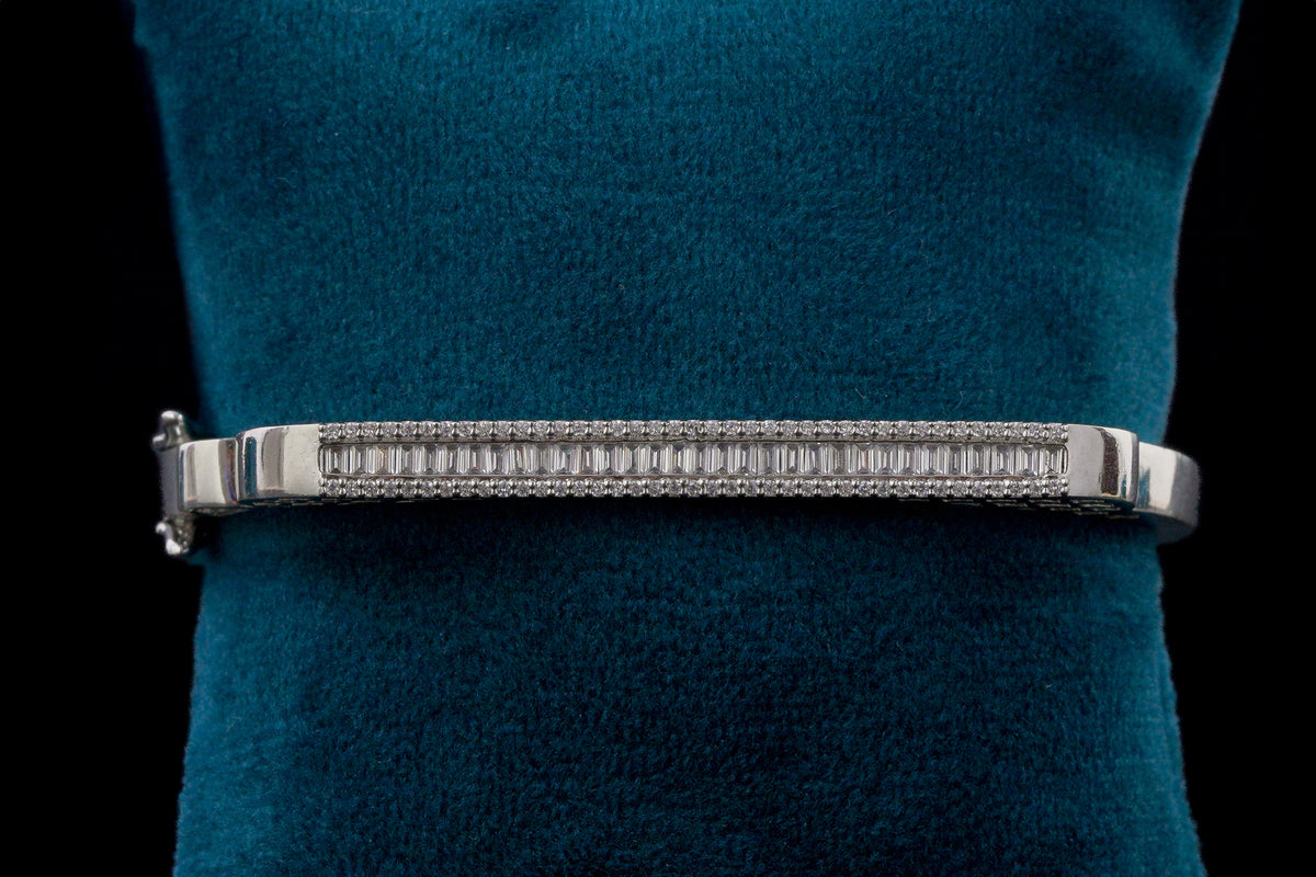 Elegant Diamond Line Bracelet