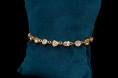 Classic Polki Diamond Chain Bracelet
